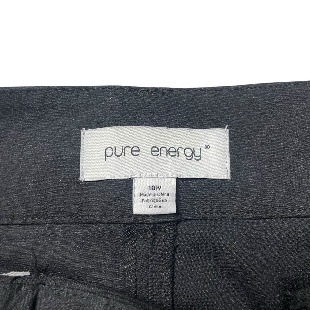 Pure Energy 18W 32” boot cut black pants - Picture 4 of 6
